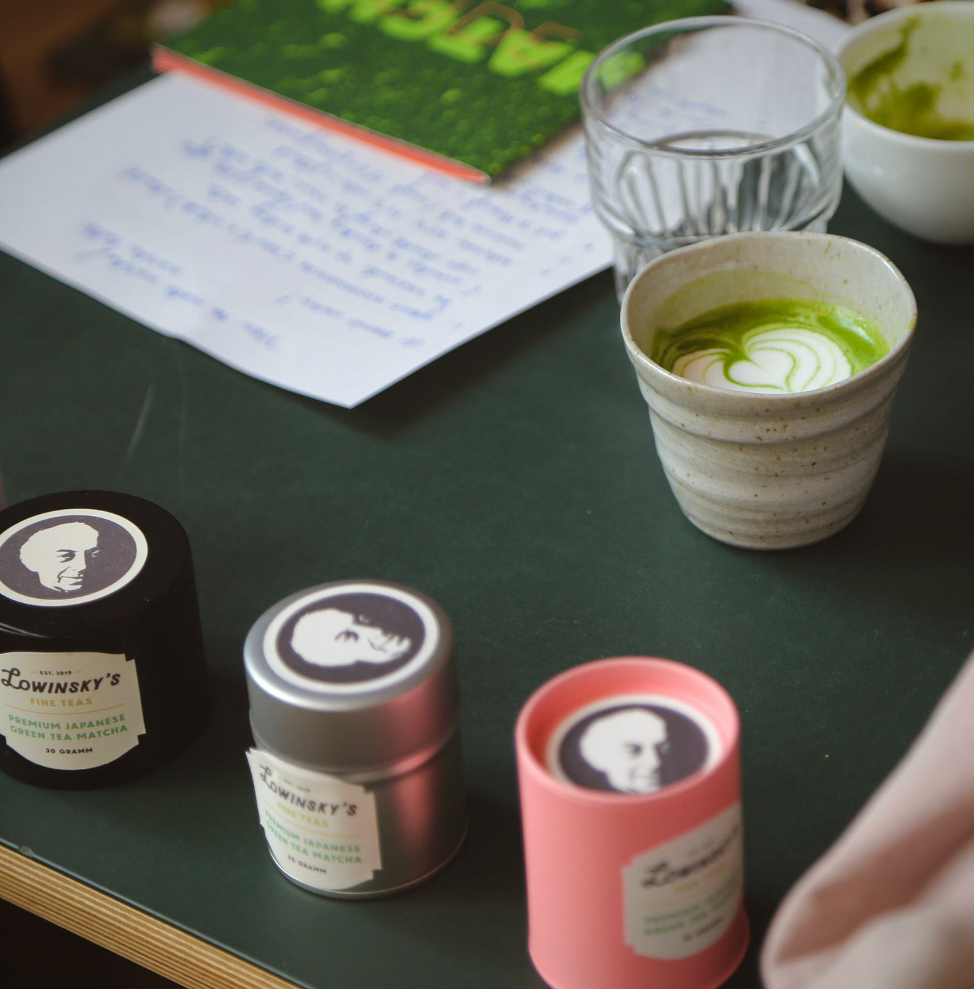 Taste matcha properly — grade by grade, side by side.